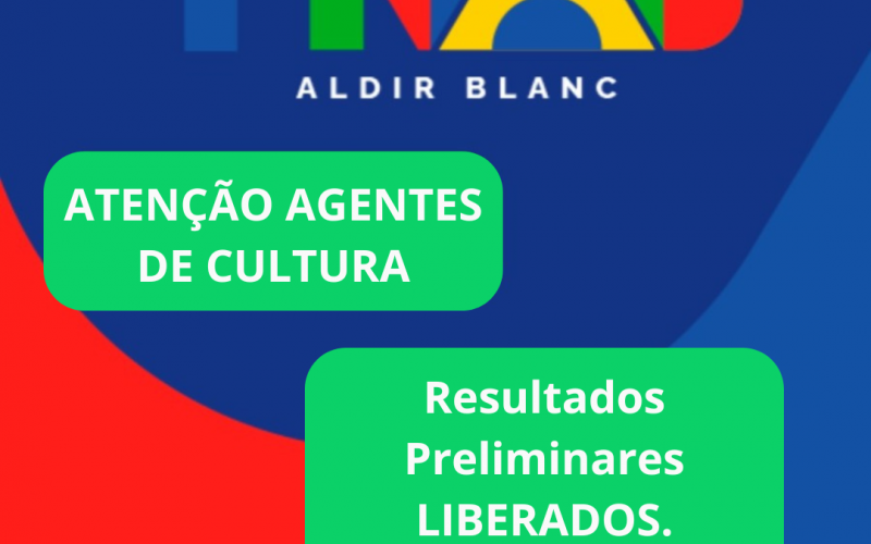 Resultados Preliminares e Finais - Lei Aldir Blanc 2024