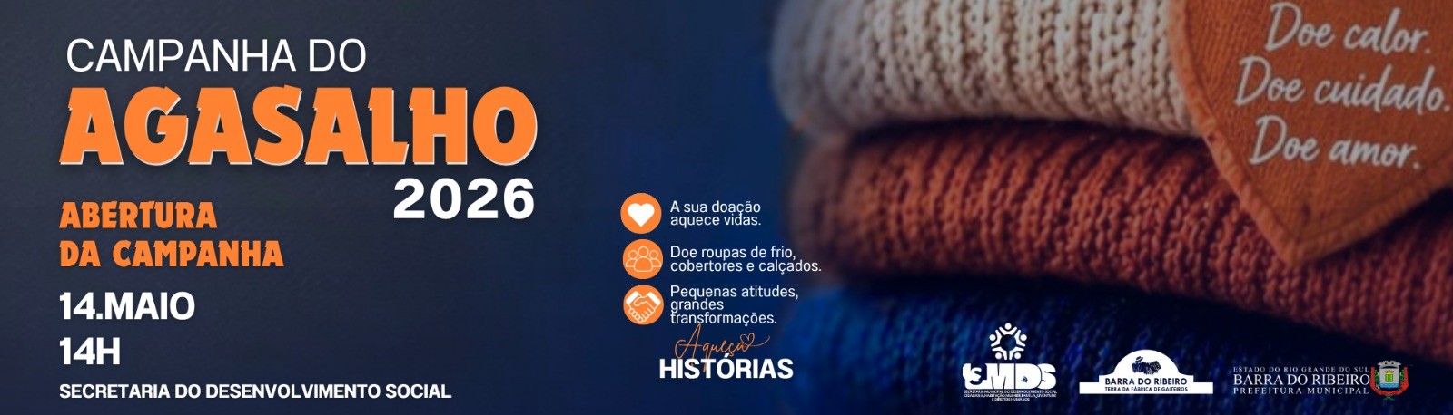 Campanha do agasalho 2026