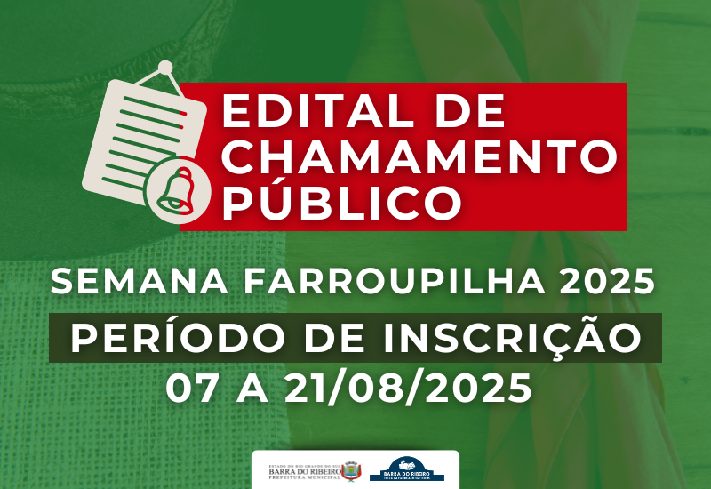 Edital de Chamamento Público