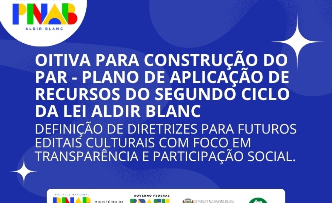 Oitiva para construção do  PAR - Plano de Aplicação de Recursos do segundo ciclo da Lei Aldi...