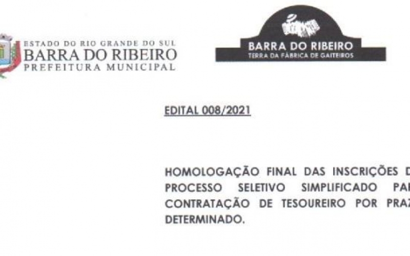 Edital 008-2021