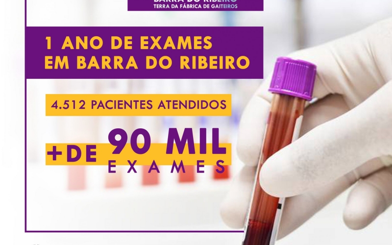 90 mil exames realizados