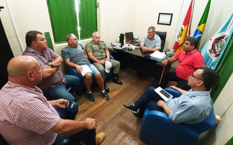 Reunião com a Brigada Militar