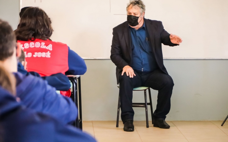 Prefeito na Escola São José