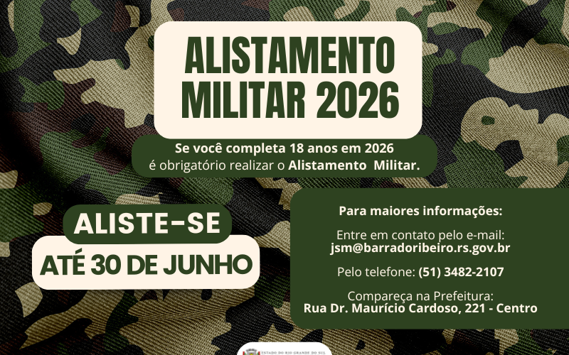 ALISTAMENTO MILITAR 2026